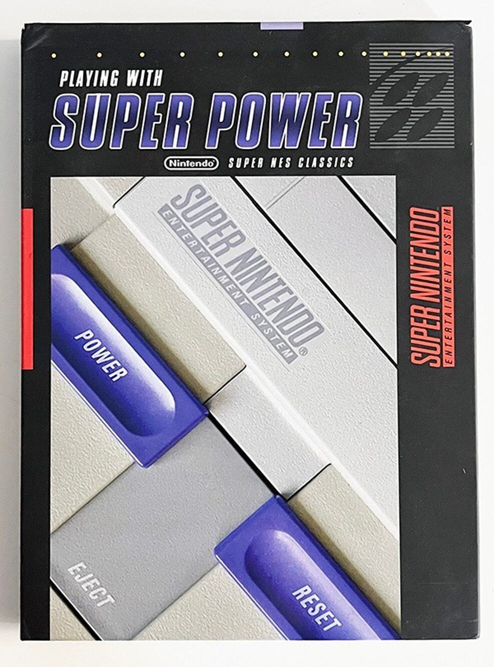 Super Nintendo SNES Playing with Power Strategy Guide Book w/ Poster
